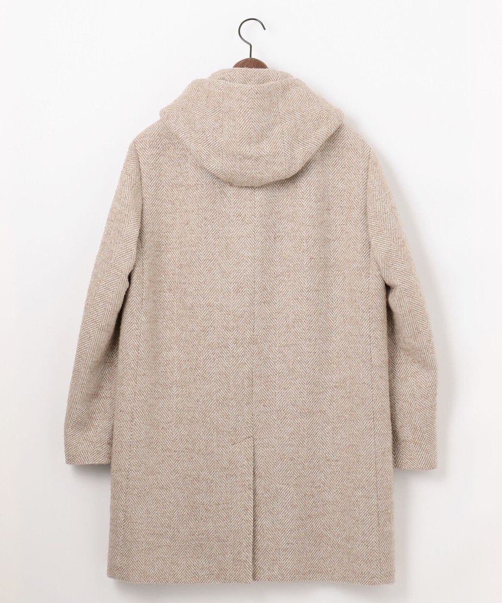 JOSEPH ABBOUD 【尾州産カシミヤブレンド×アルパカ混素材】カシミヤブレンドアルパカヘリンボン ダッフルコート 
