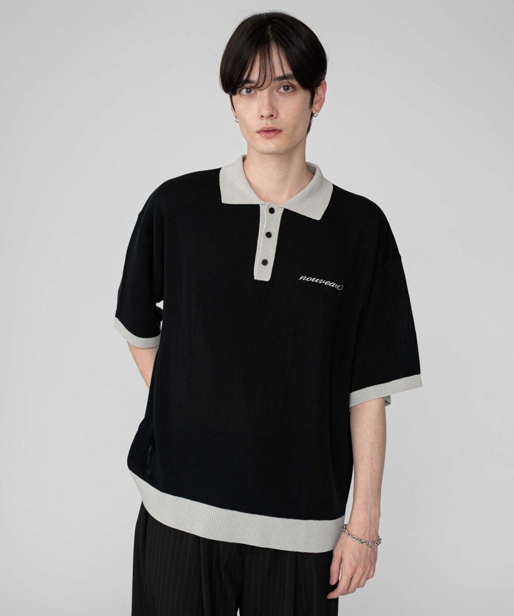 WEGO 【ユニセックス着用ITEM/MLサイズ展開】ワンポイントニットポロシャツ（SS） 