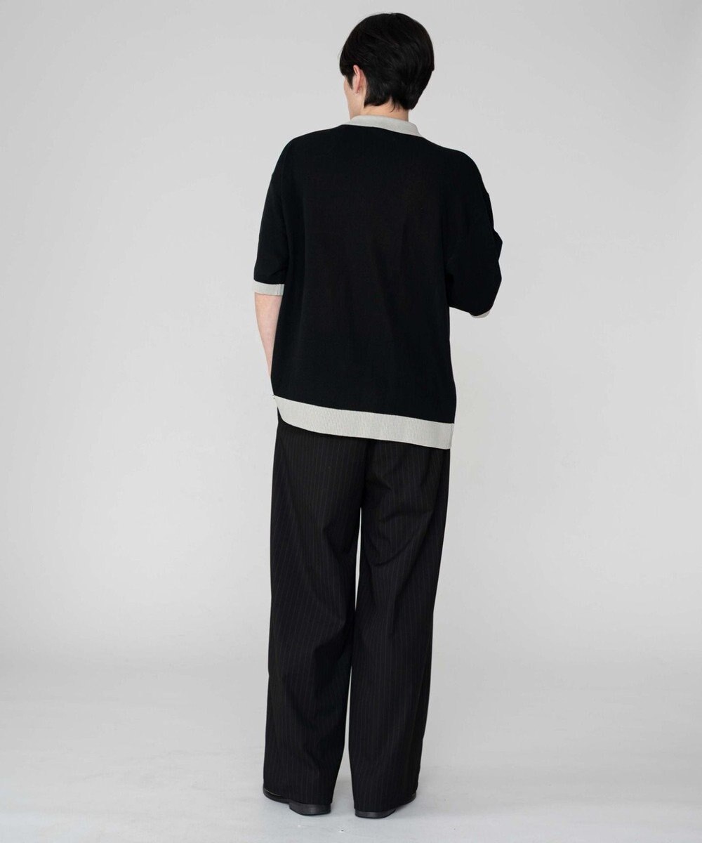 WEGO 【ユニセックス着用ITEM/MLサイズ展開】ワンポイントニットポロシャツ（SS） 