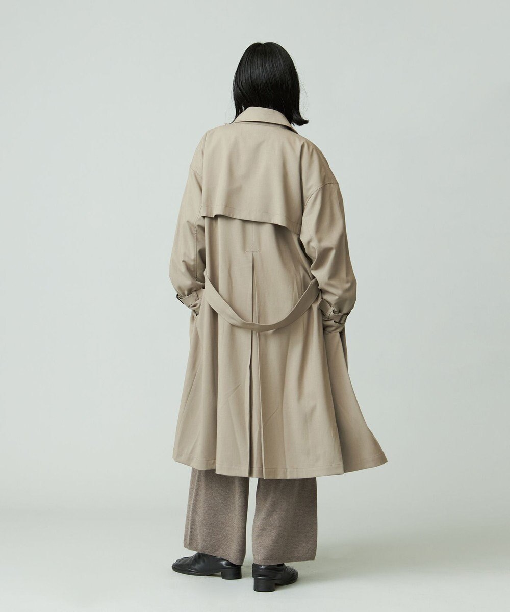 J.PRESS YORK STREET 【WOMEN】オーバーサイズトレンチコート 
