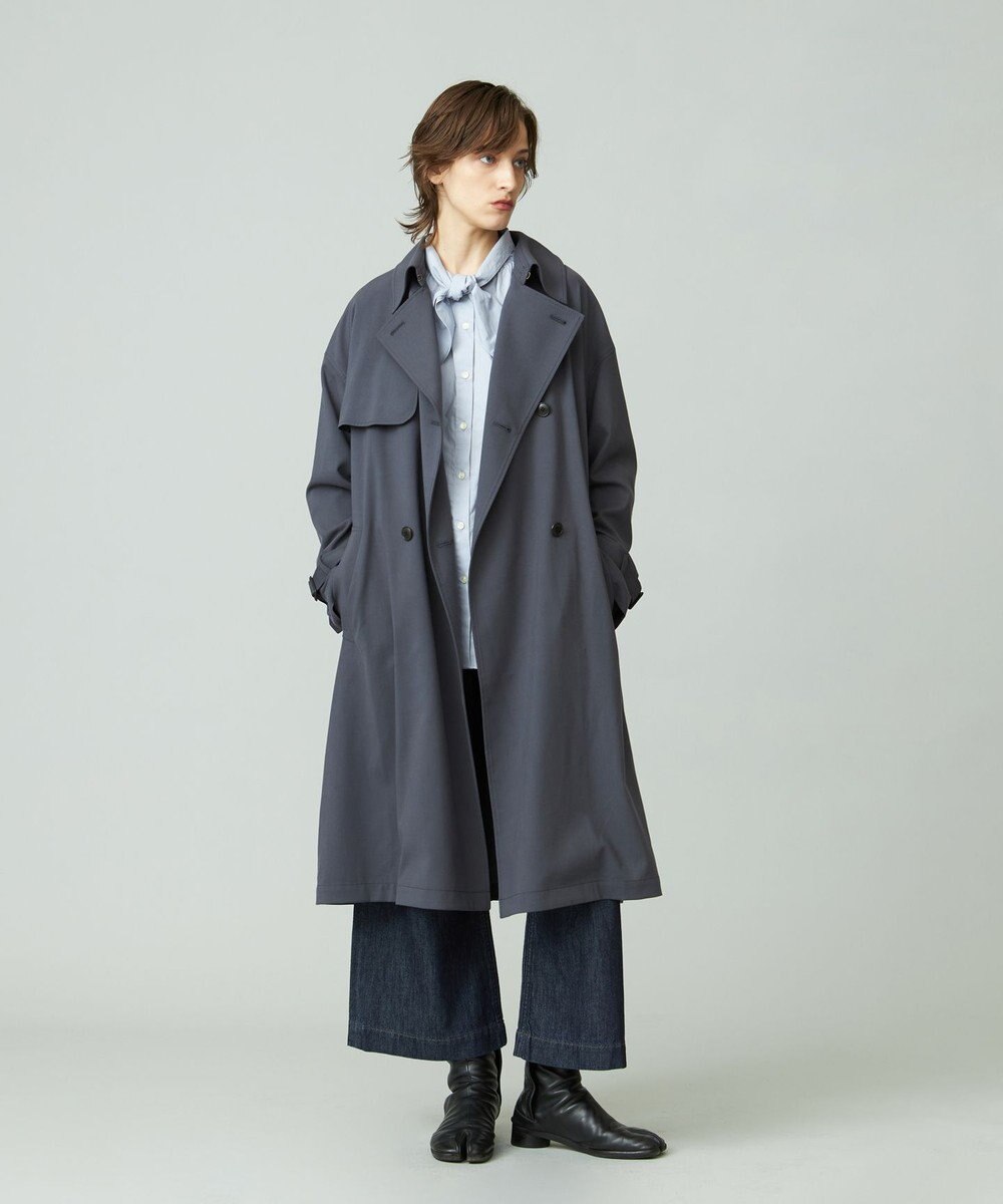 J.PRESS YORK STREET 【WOMEN】オーバーサイズトレンチコート 
