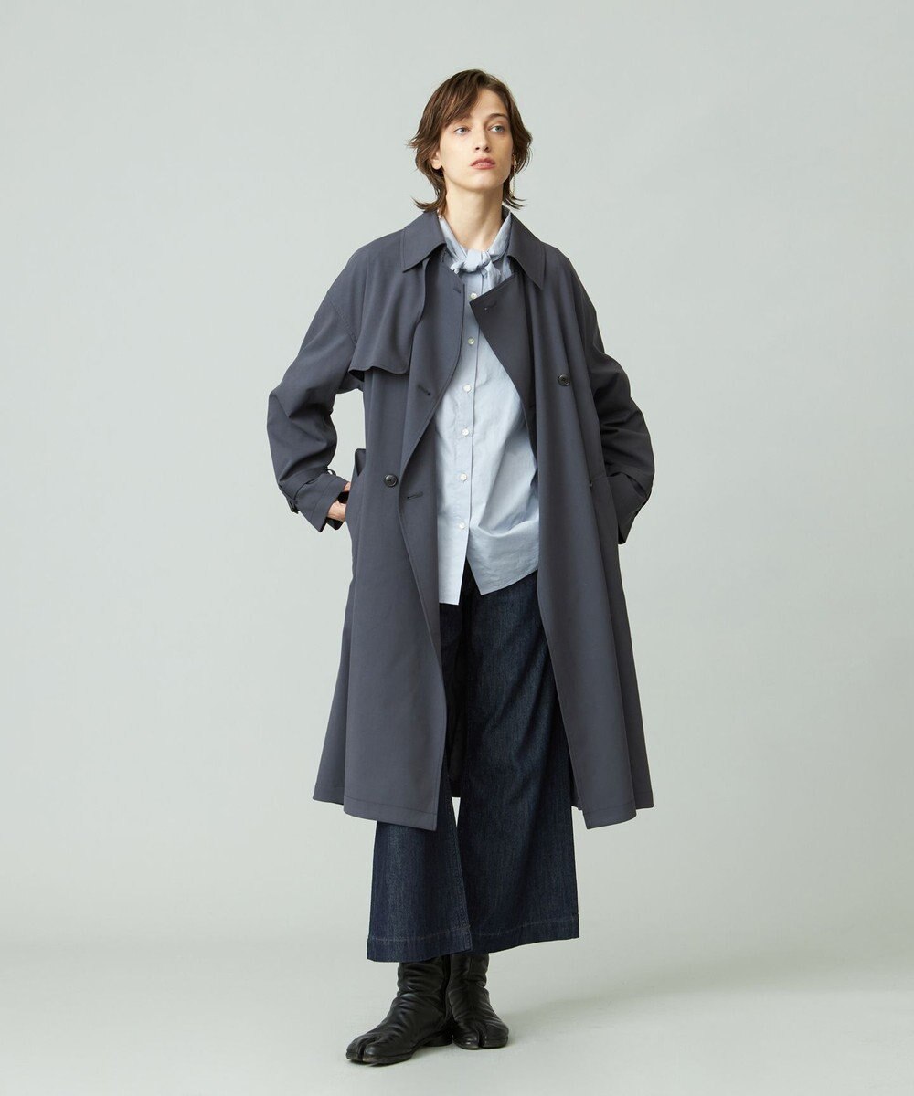 J.PRESS YORK STREET 【WOMEN】オーバーサイズトレンチコート 