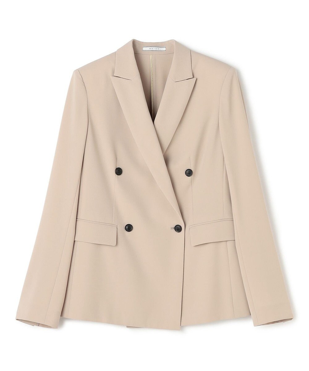 BEIGE， 【セットアップ対応】SPHENE / ダブルブレストピークドラペルジャケット 