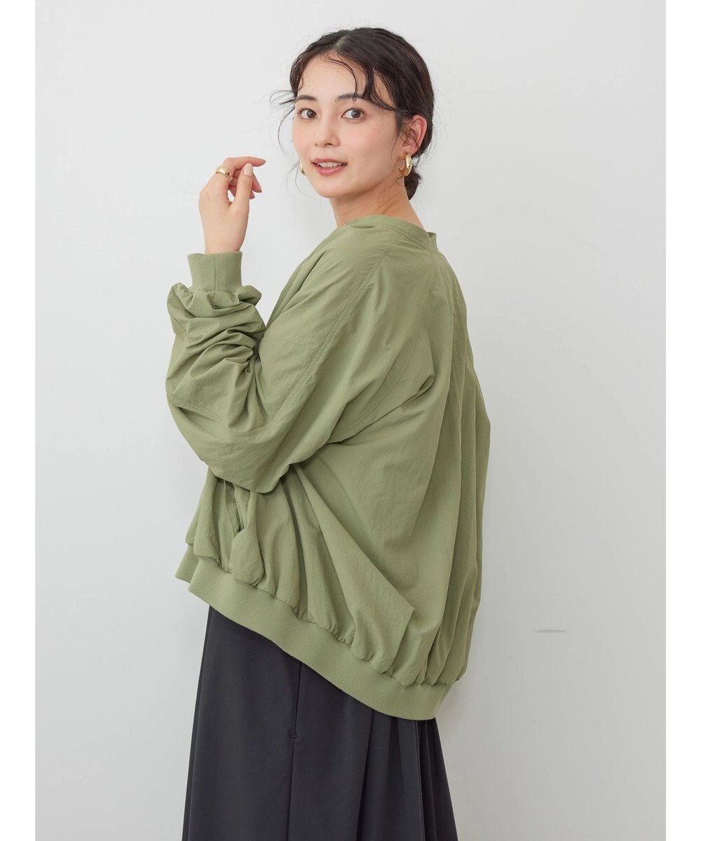 AMERICAN HOLIC 撥水加工ギャザーブルゾン 