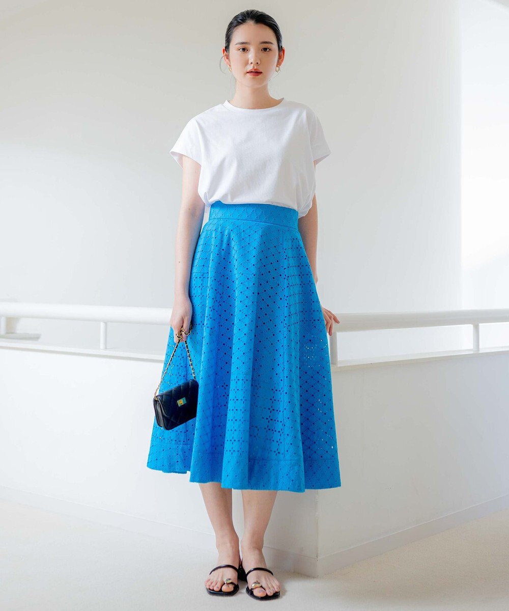 組曲 【洗える】パッチワークレース スカート 