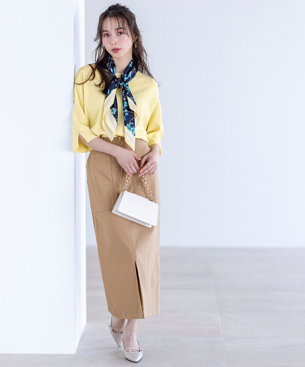 ANY SIS 【接触冷感・UVカット・洗える】ビューティクールボートネック プルオーバー 