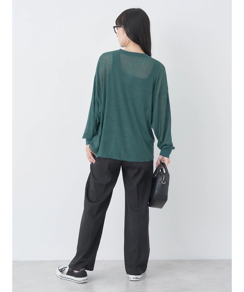 earth music&ecology シアーリブドルマンプルオーバー 