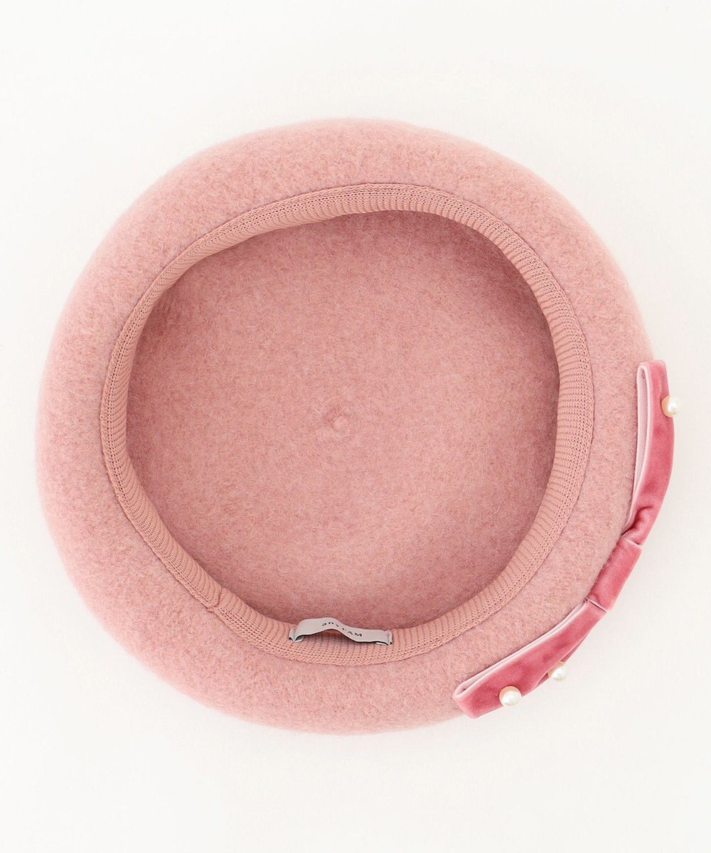 ANY KIDS パールリボンベレー帽 