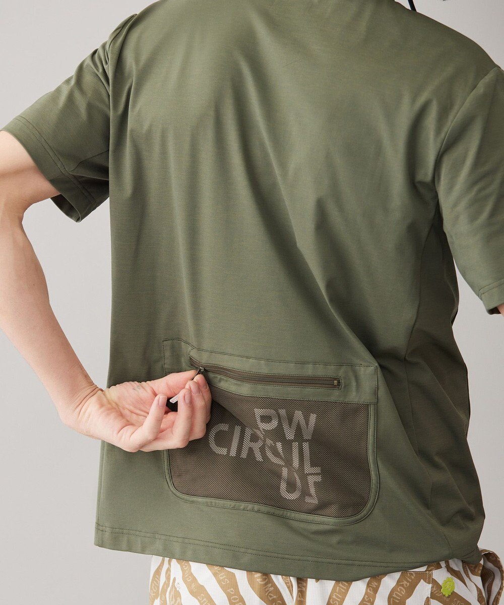 PW CIRCULUS 【UVカット / 吸水速乾 / 伸縮性抜群】【MEN】メッシュポケットモック 