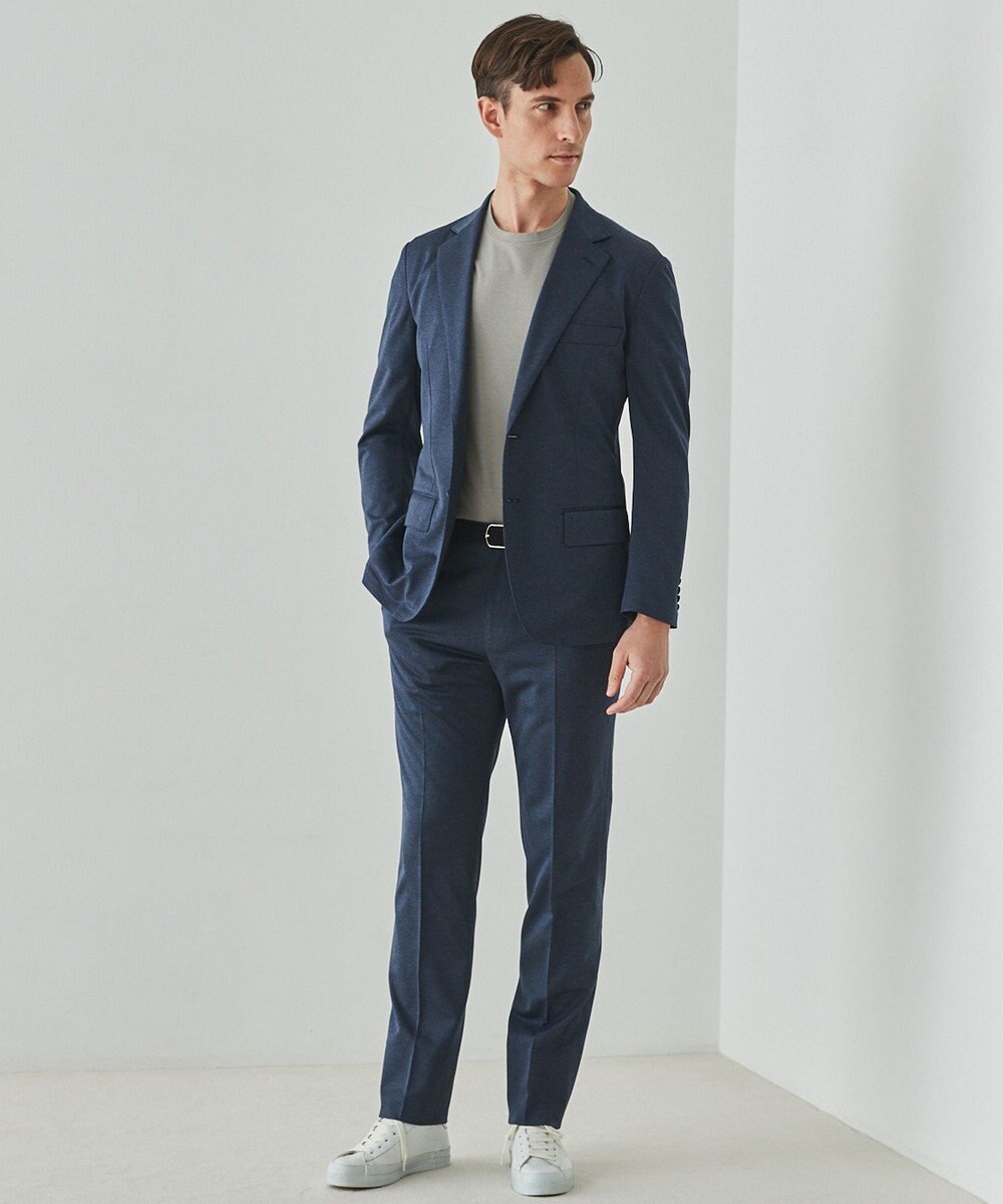 GOTAIRIKU セットアップ対応【洗える/ストレッチ/シワになりにくい】ドライジャージー セットアップパンツ 