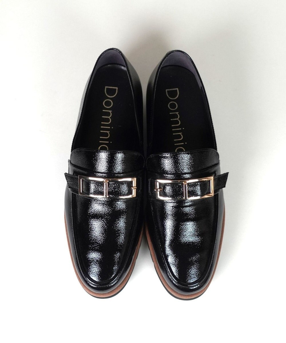 Dominic3 スニーカーソール バックルレザーローファー 