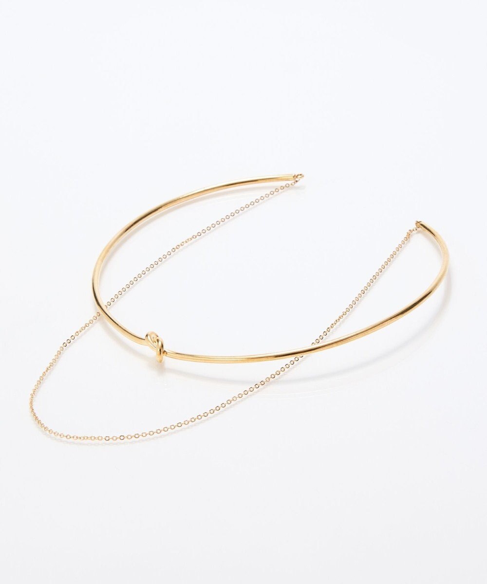 Phoebe ノットラインレイヤードチョーカー　ゴールド/ネックレス/ネックカフ/36cm 