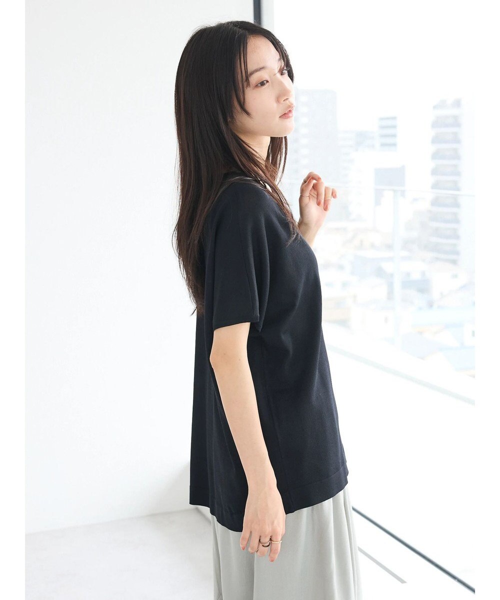 CRAFT STANDARD BOUTIQUE UVカット/接触冷感/洗える/ 半袖ニットプルオーバー 