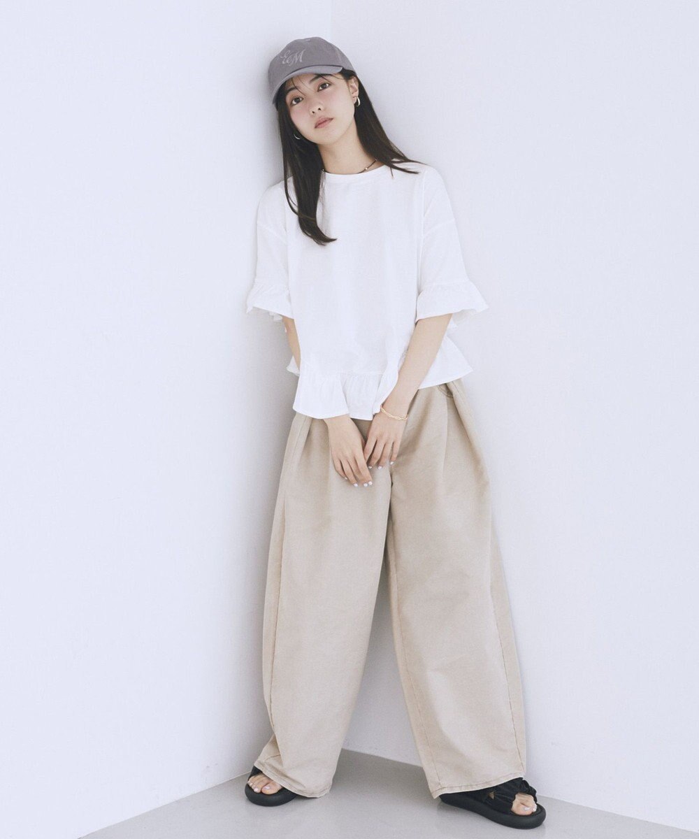 earth music&ecology タックバルーンデニム 