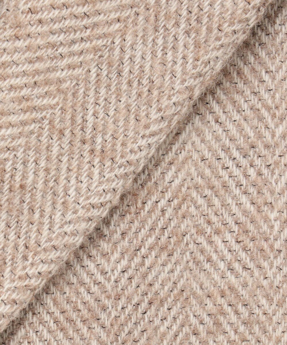 JOSEPH ABBOUD 【尾州産カシミヤブレンド×アルパカ混素材】カシミヤブレンドアルパカヘリンボン ダッフルコート 