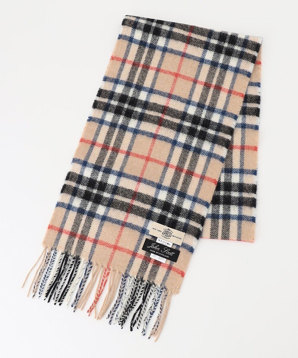 J.PRESS MEN チェックマフラー 