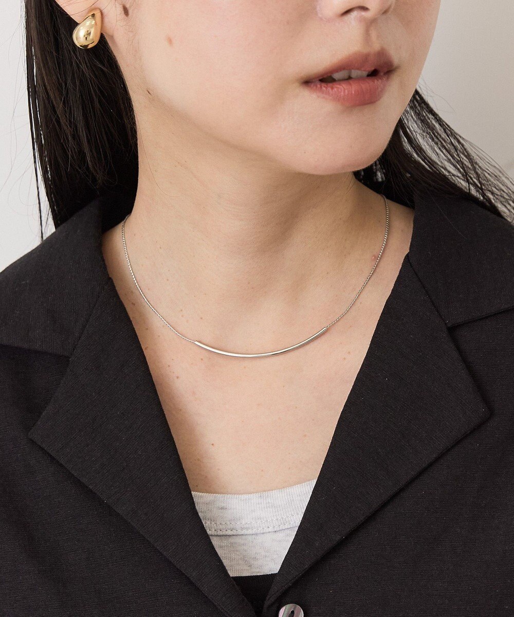 AMERICAN HOLIC 【ステンレス】スマイリートップネックレス 