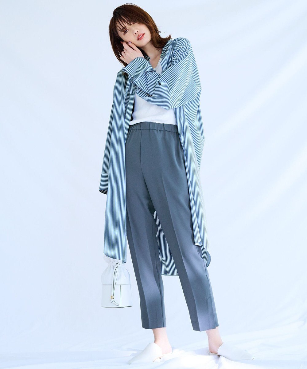 UNFILO 【ストレッチ/洗える】出会えるパンツ テーパード 