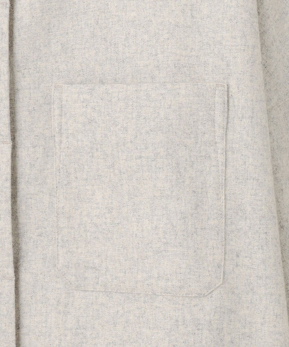 J.PRESS YORK STREET 【WOMEN】バンドカラーブラウス 