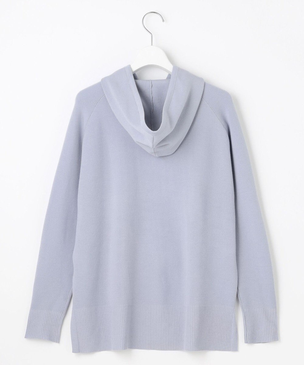 J.PRESS LADIES L 【洗える】HOODIE ニット パーカー 