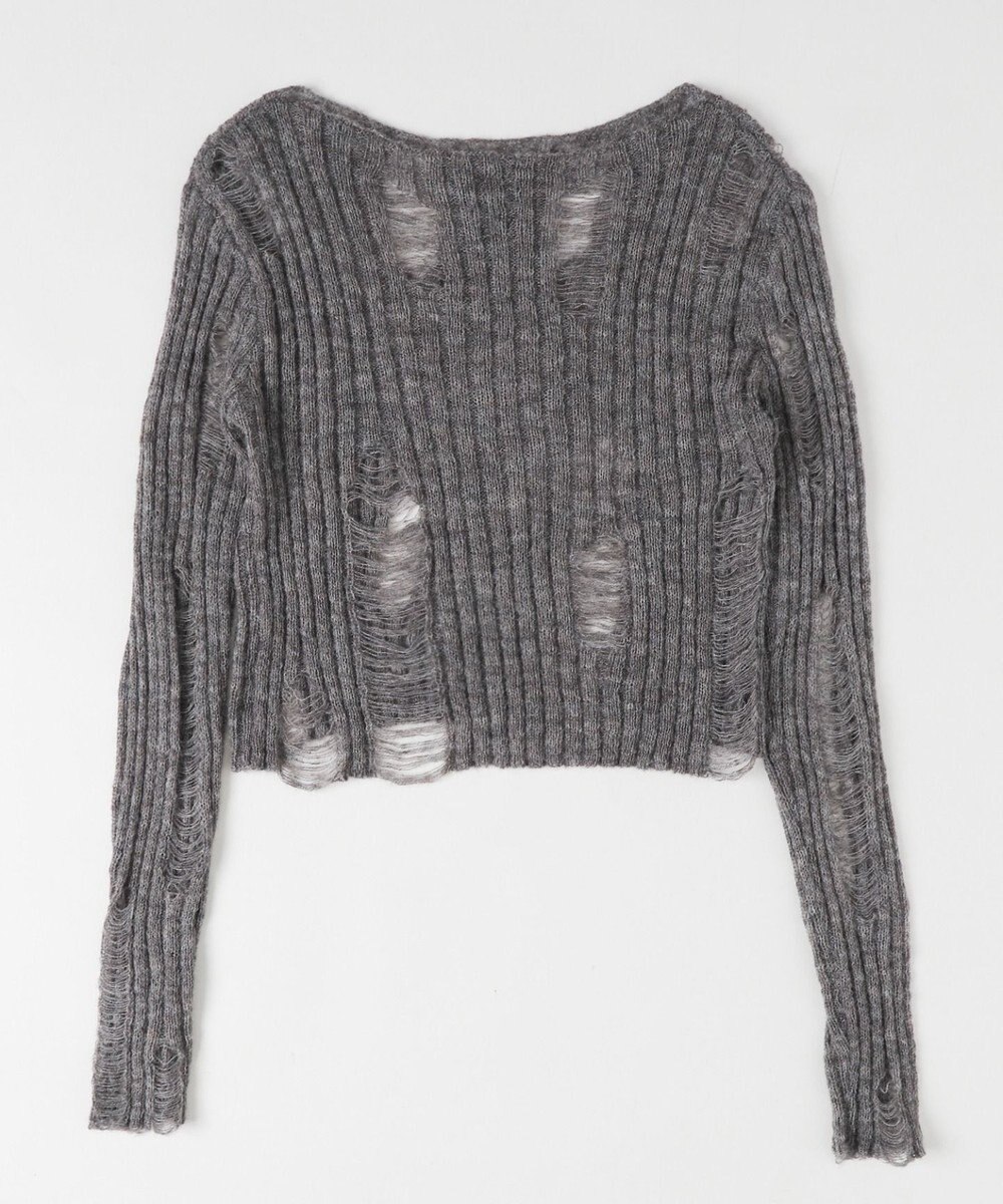 WEGO ダメージショートニット 