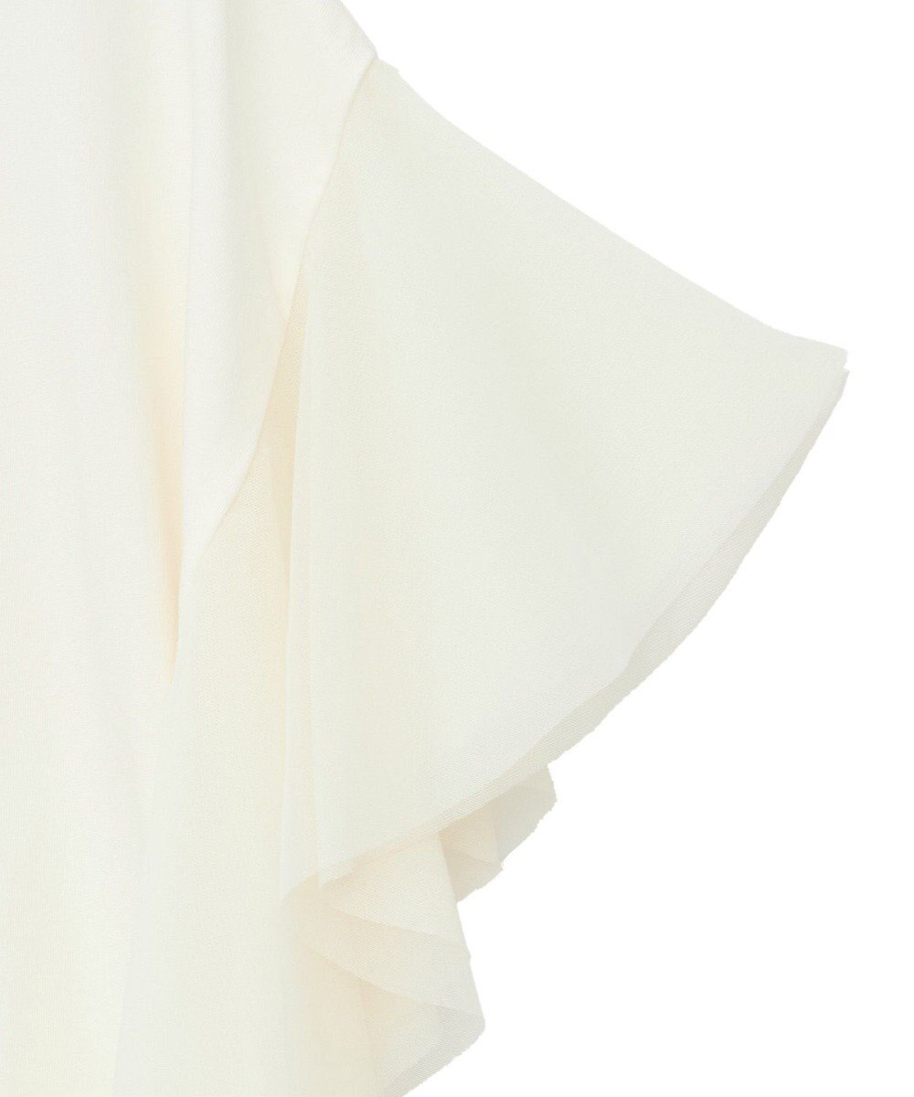 AMERICAN HOLIC 袖チュールサイドスリットプルオーバー 