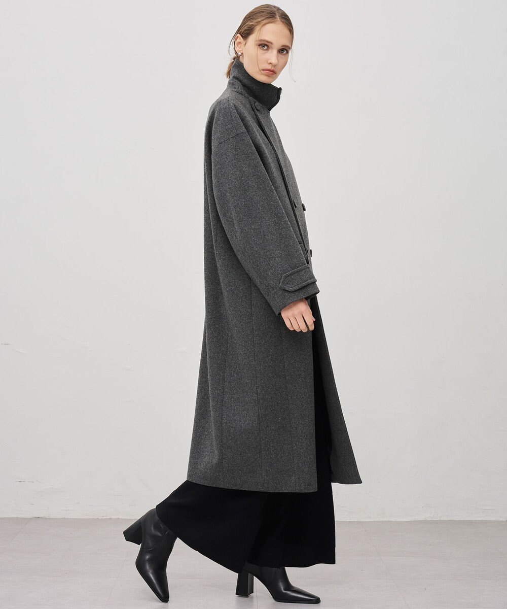 uncrave ライトメルトン ロングチェスターコート 