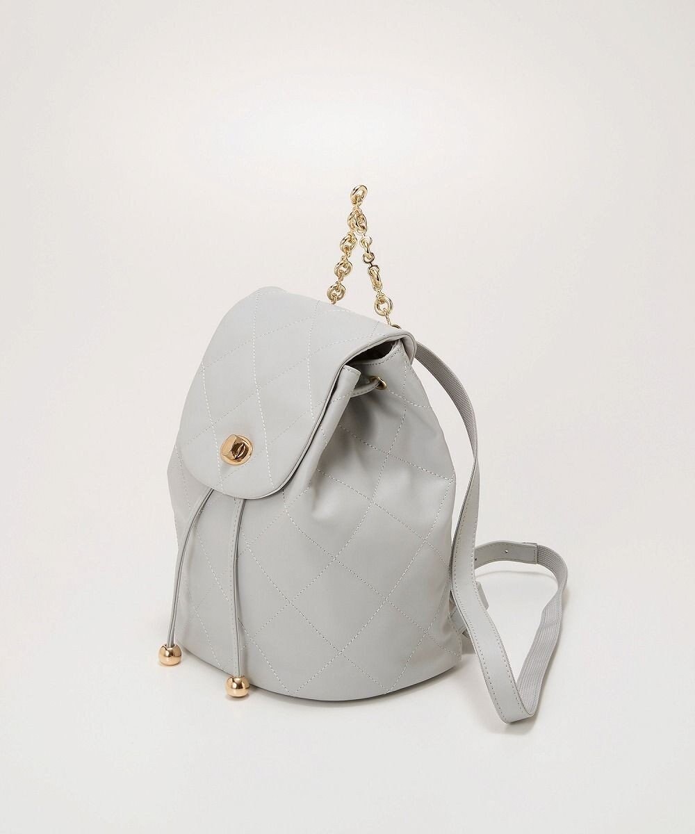 TOPKAPI 【TREASURE TOPKAPI】ソフトレザー キルティング チェーン付き ミニ リュック 