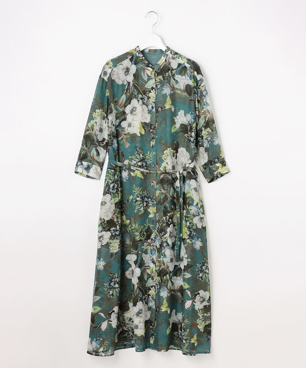 自由区 S ボタニカルプリント ワンピース 