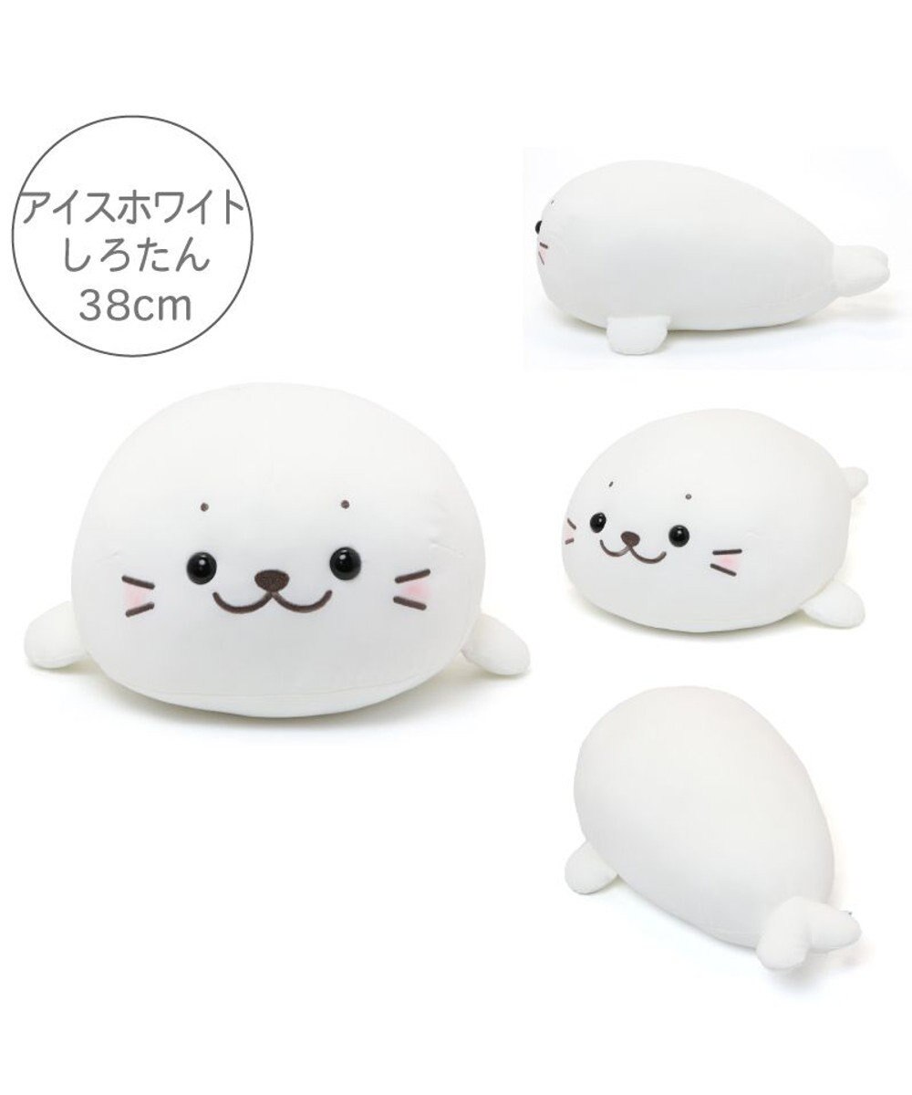 Mother garden しろたん クール ぬいぐるみ 38cm 《アイスホワイト》 単品 