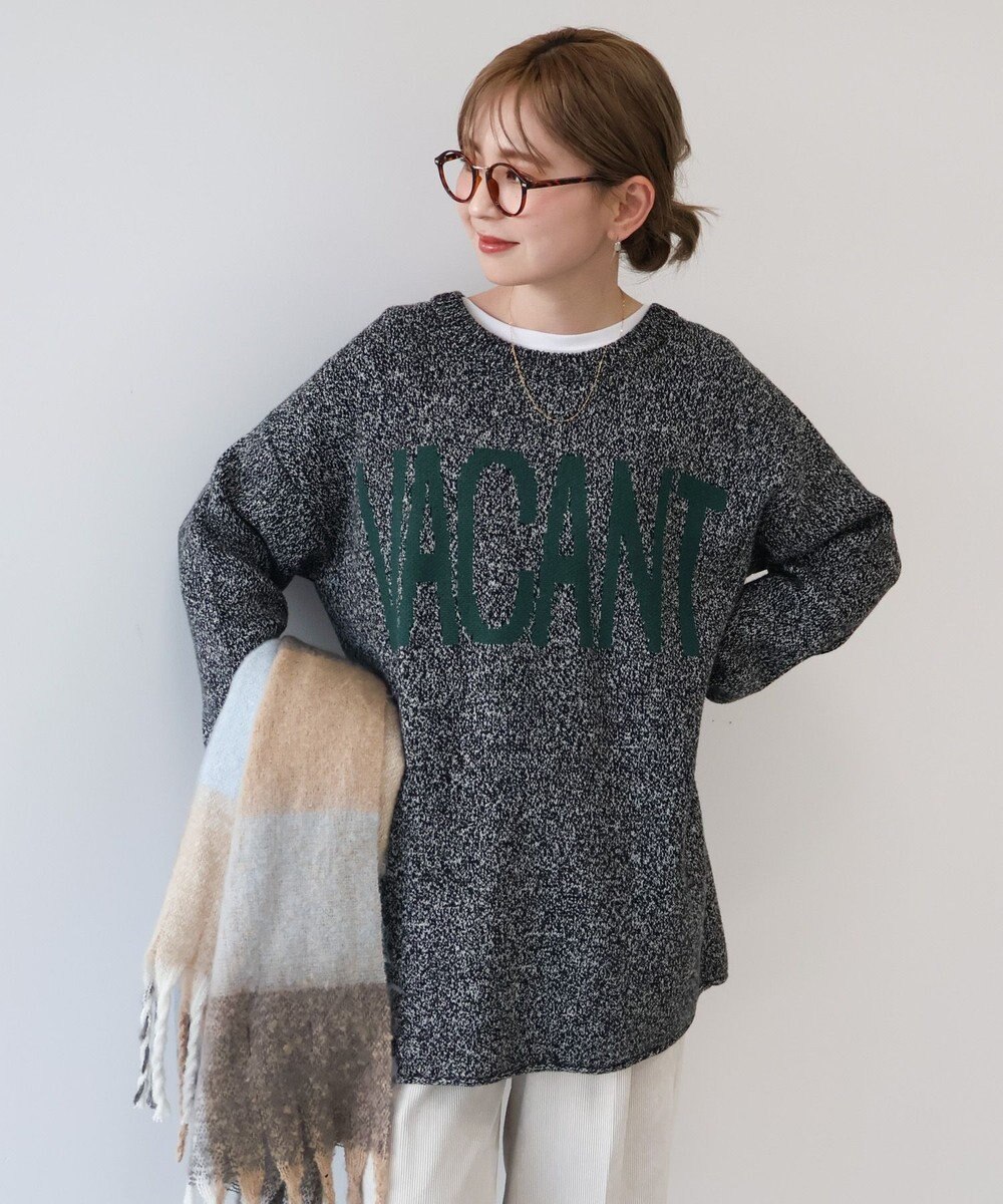 AMERICAN HOLIC バイパチＶＡＣＡＮＴロングニットプルオーバー 