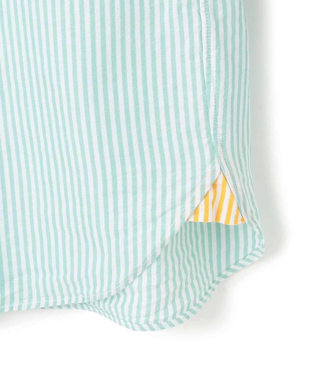 J.PRESS YORK STREET 【UNISEX】クレイジーパターン バンドカラーシャツ 