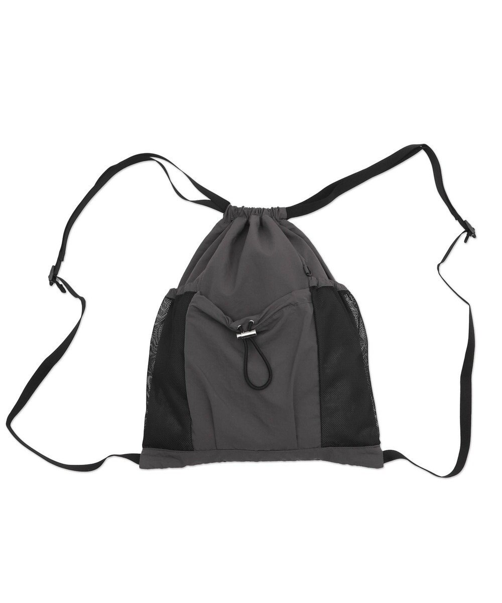 WEGO 【ユニセックス着用ITEM】メッシュポケットナップサック 