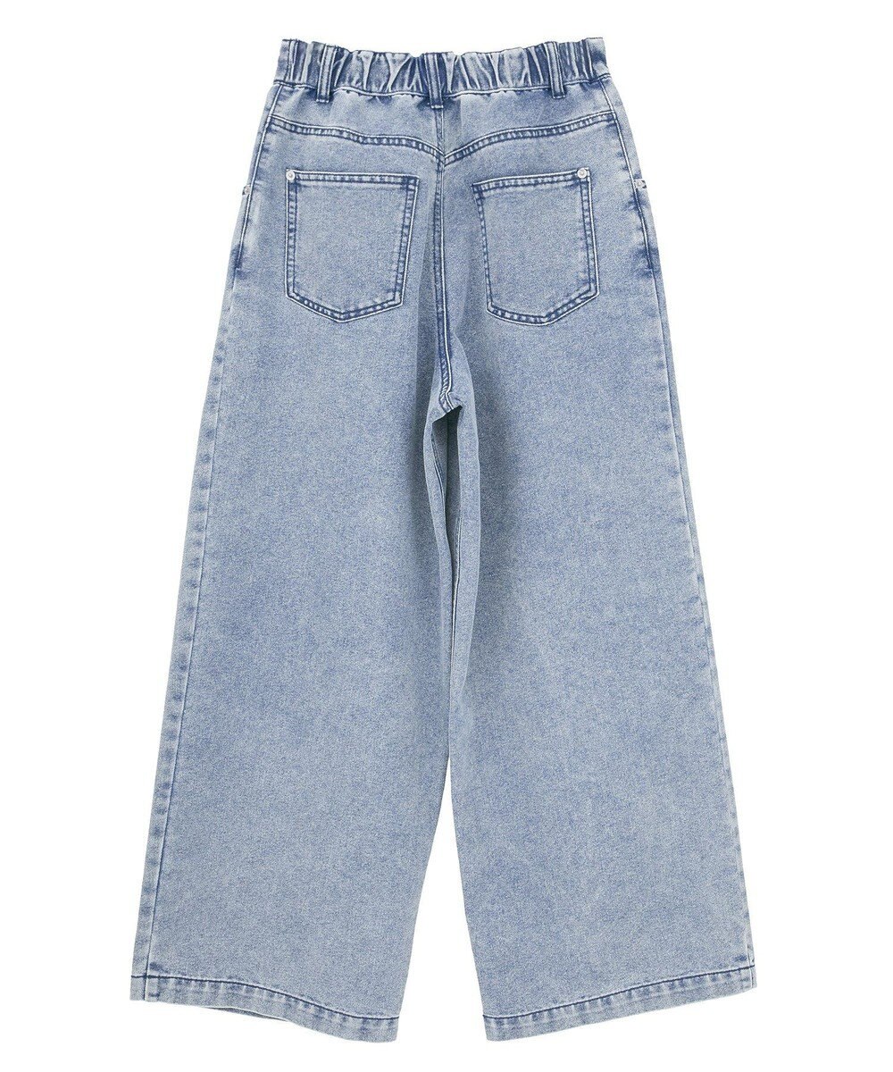 Green Parks デニムタックワイドパンツ 