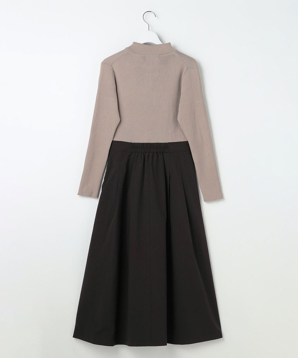 Feroux 襟付きドッキング ワンピース 