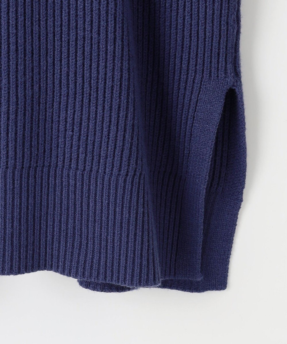 ANY SIS 【洗える・セットアップ可】アンチピリング変形畔 ボトルネック ニット 