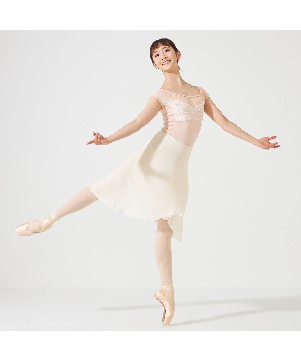 Chacott ◎【Nela ライン】キャップスリーブレオタード 