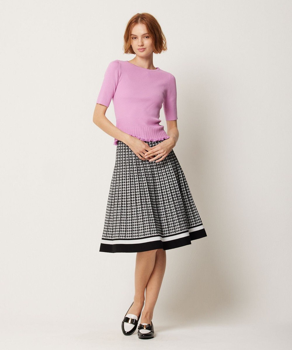 TOCCA 【洗える】RESONATE 千鳥柄スカート 
