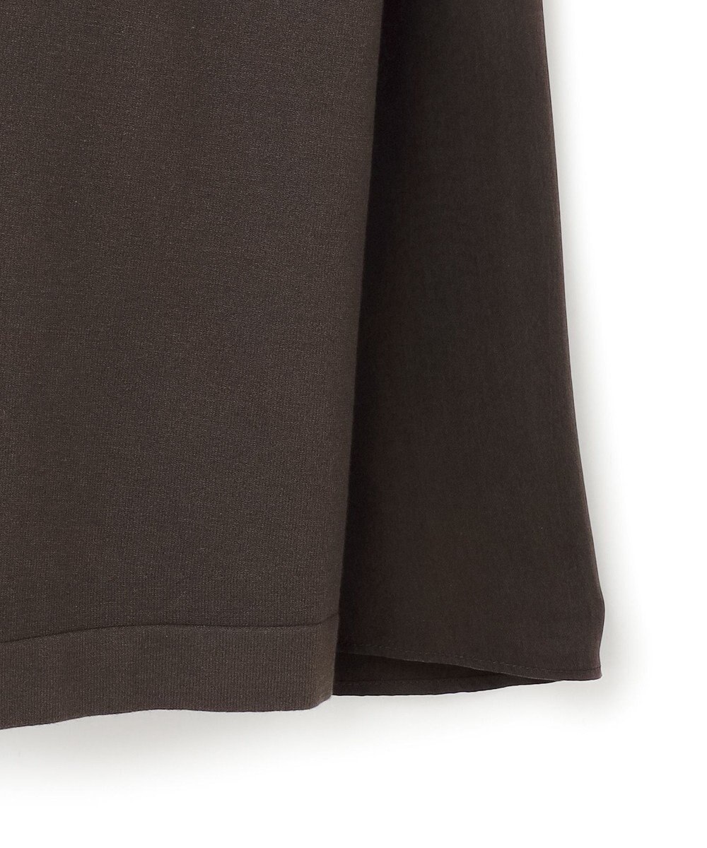 23区 【洗える/吊り干しOK】ヴィスコースストレッチ  バックデザイン ニットワンピース 