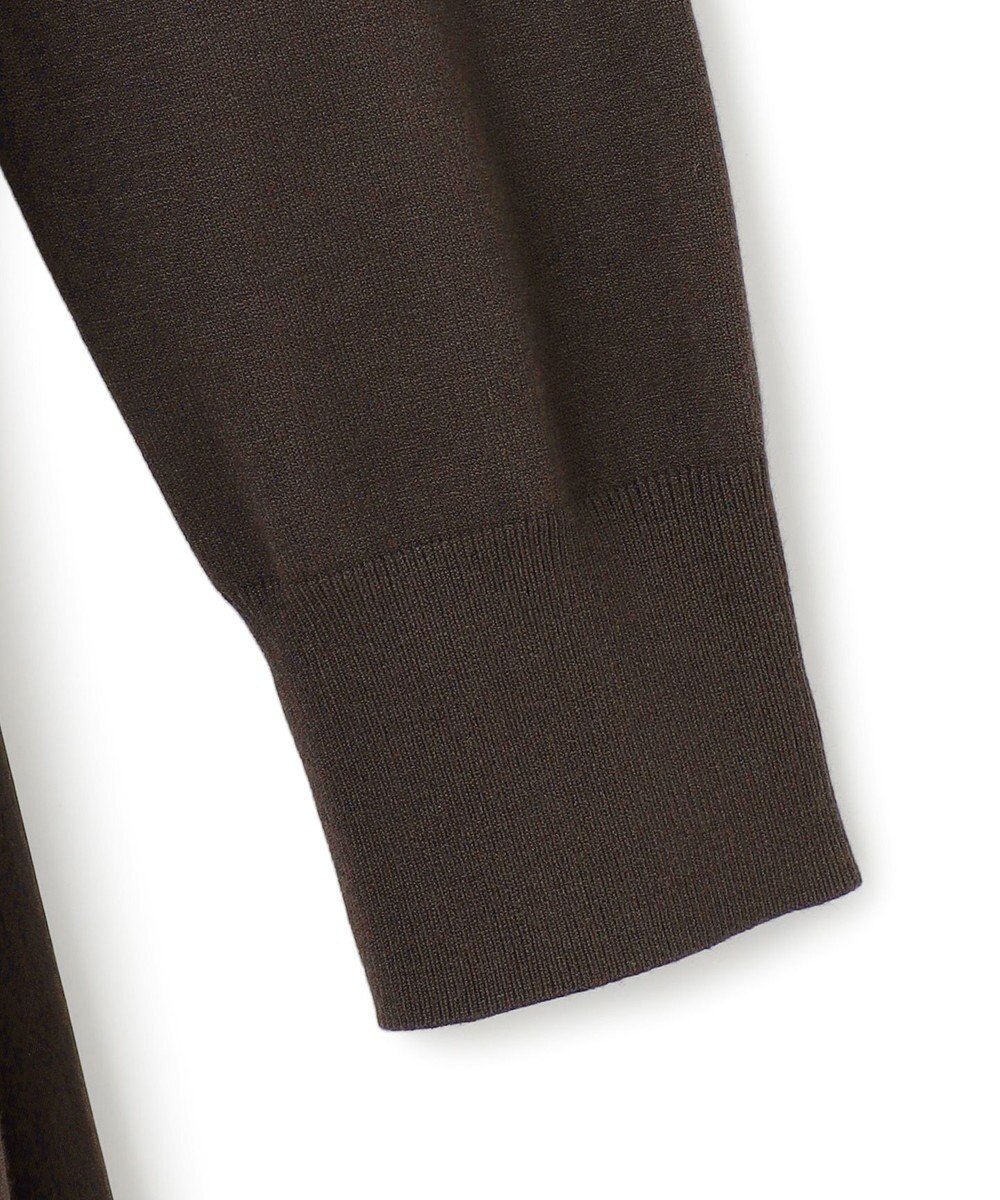 23区 【洗える/吊り干しOK】ヴィスコースストレッチ  バックデザイン ニットワンピース 