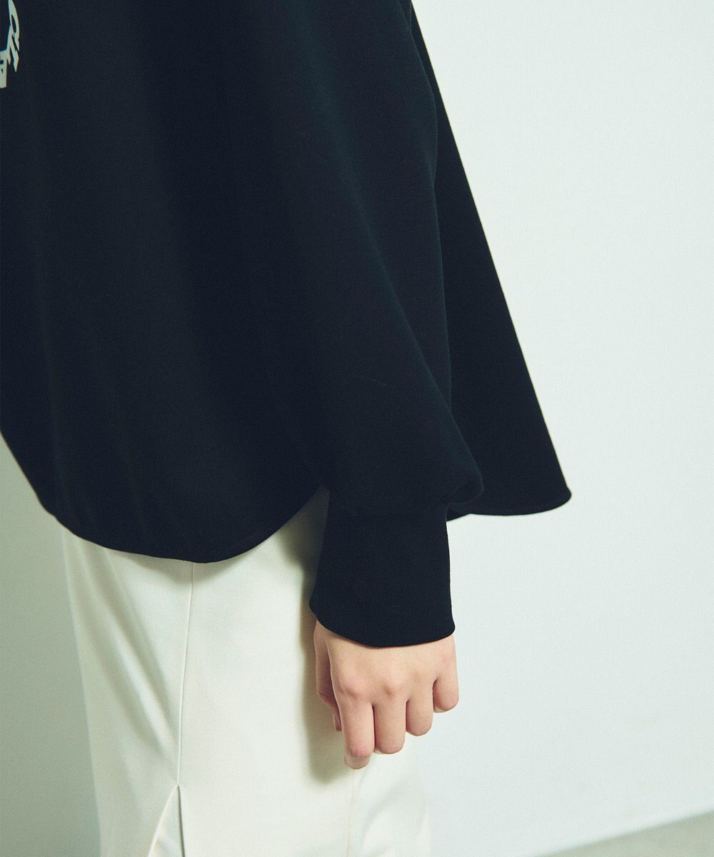 GRACE CONTINENTAL フロッキーロゴプリントトップ 