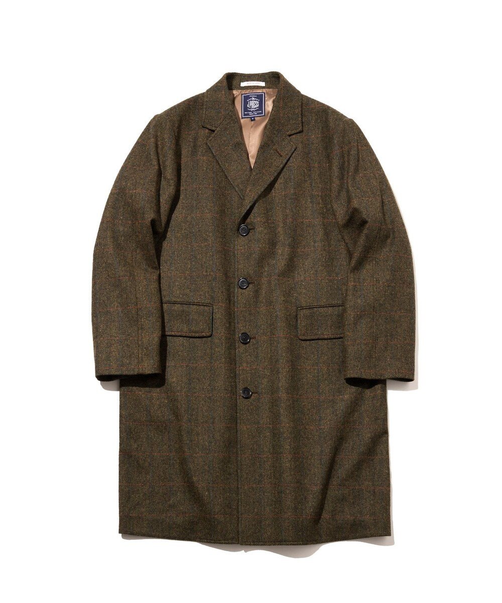 J.PRESS MEN 【J.PRESS ORIGINALS】Lambs Tweed Single Chester Coat / Japan Made 