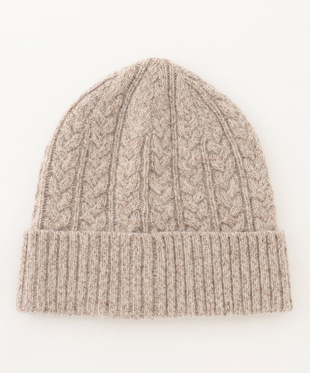 JOSEPH ABBOUD MOUNTAIN 【イタリア糸使用/サスティナブル素材】 コットンウールニットキャップ 