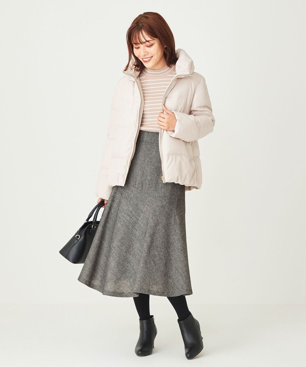 ANY SIS 【撥水】エコファイバーミックスショート ダウン 