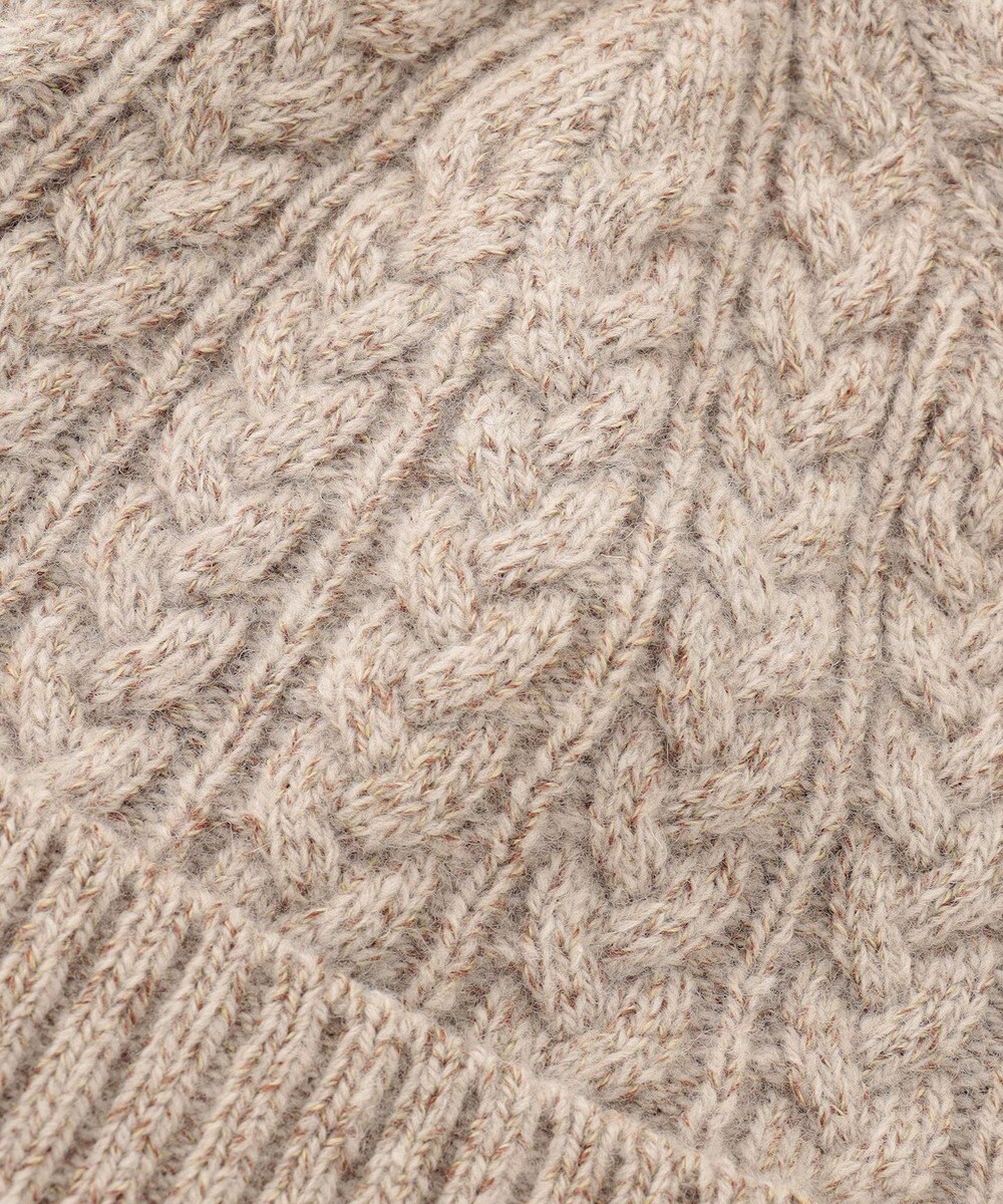 JOSEPH ABBOUD MOUNTAIN 【イタリア糸使用/サスティナブル素材】 コットンウールニットキャップ 