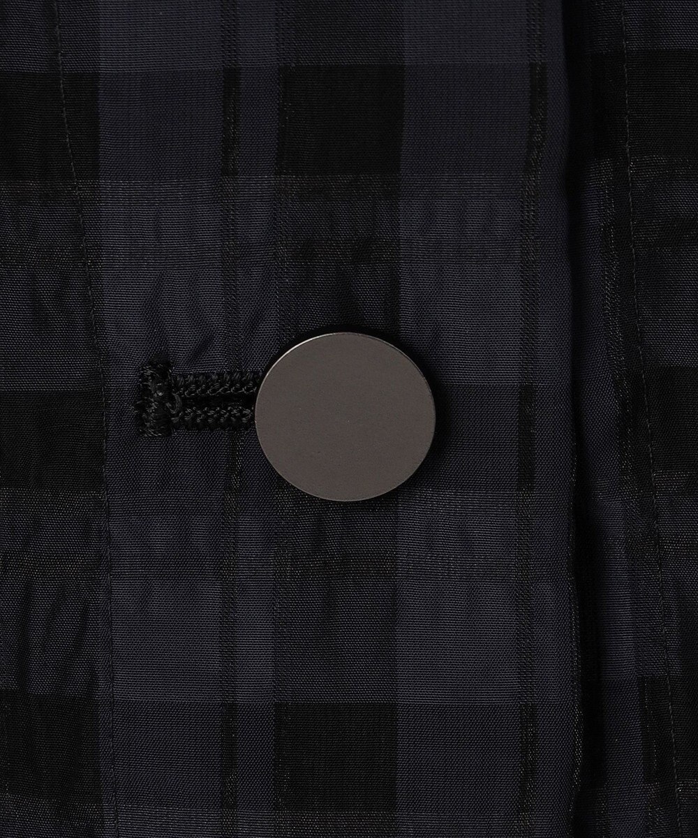 ICB シアーチェックジャカード クロップドジャケット 