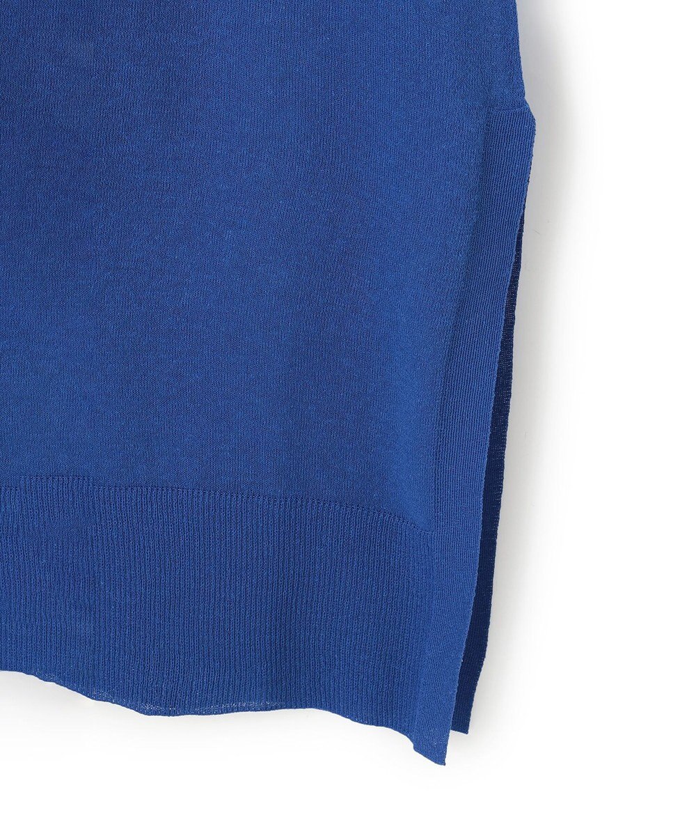 BEIGE， 【洗える】MILANO / リネン混シアーロングジレカーディガン 