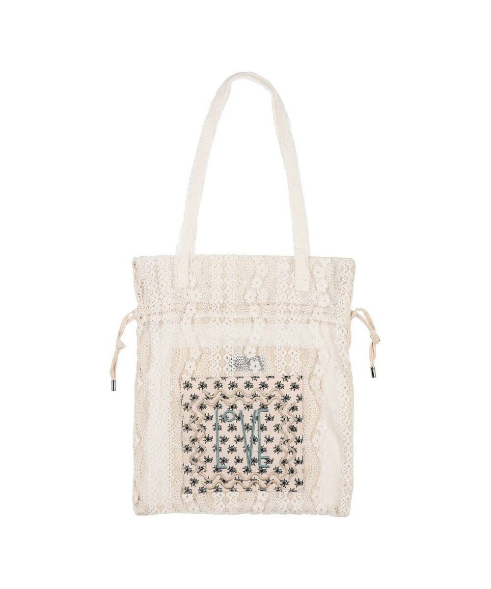 UNBILLION カシュカシュ cachecache / アソート生地LOVE巾着バッグ 