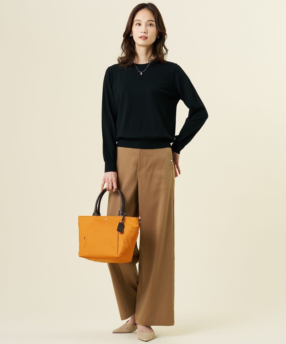 J.PRESS LADIES セルロース デニム ワイドパンツ 