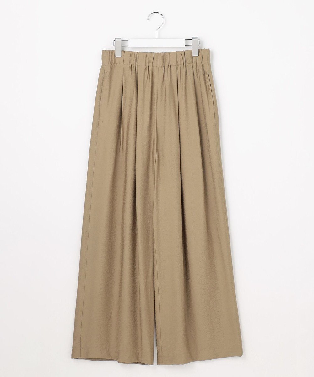 自由区 L 【SHIHOさん着用・ご好評アイテム・新色追加・セットアップ対応】エアリーツイルワイド パンツ 